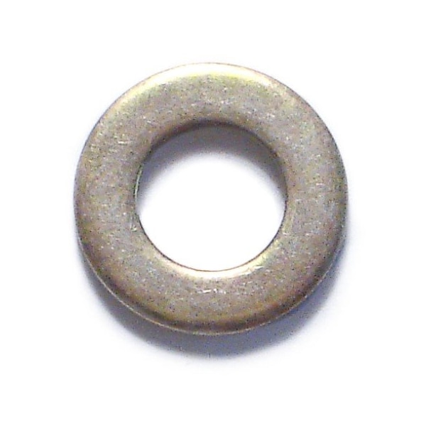 Midwest Fastener Flat Washer, For Screw Size 1/4" , Steel Zinc Yellow Finish, 25 PK 34184 - main